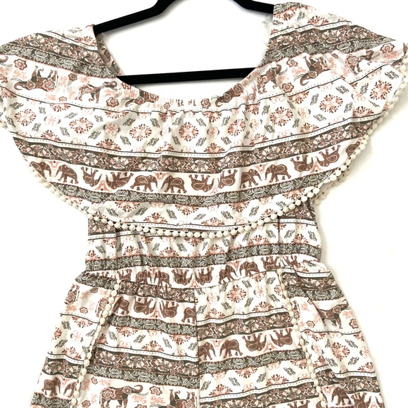 J For Justify Off The shoulder Romper Size Medium - Picture 2 of 5